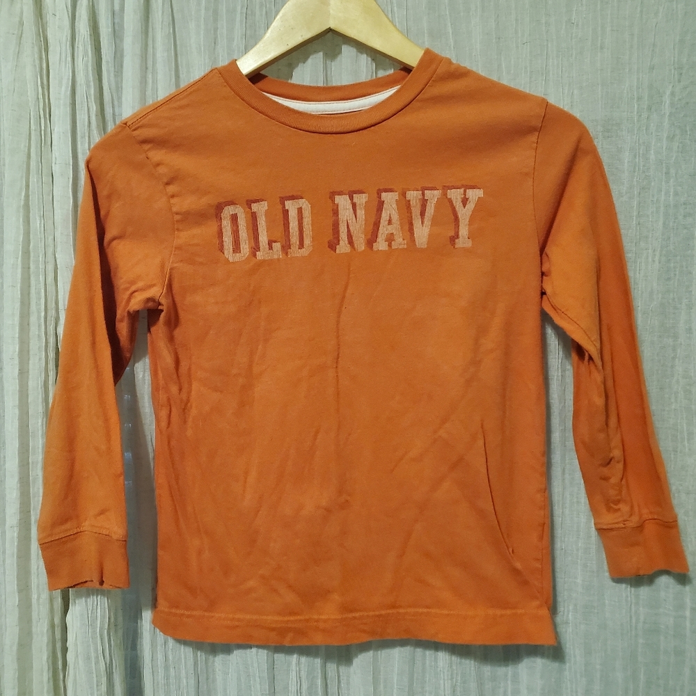 Orange Old Navy long sleeve tee sz S